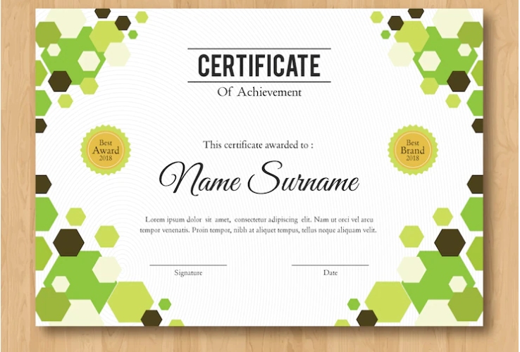 BSC certificate
