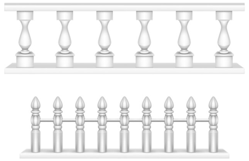 Fiberglass columns
